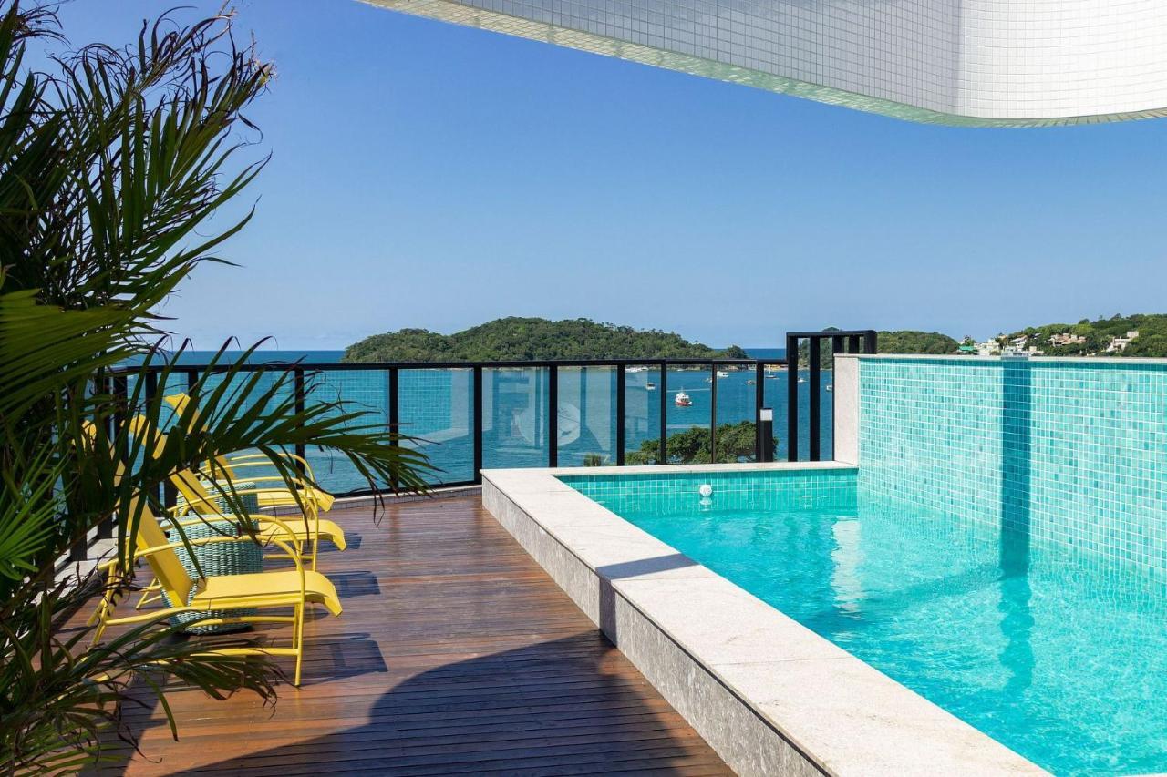 Aion Suites 302 - Lindo Apartamento Com Vista Para O Mar, A 60M Da Praia De Bombinhas, Com Piscina E Academia No Rooftop. Exteriör bild