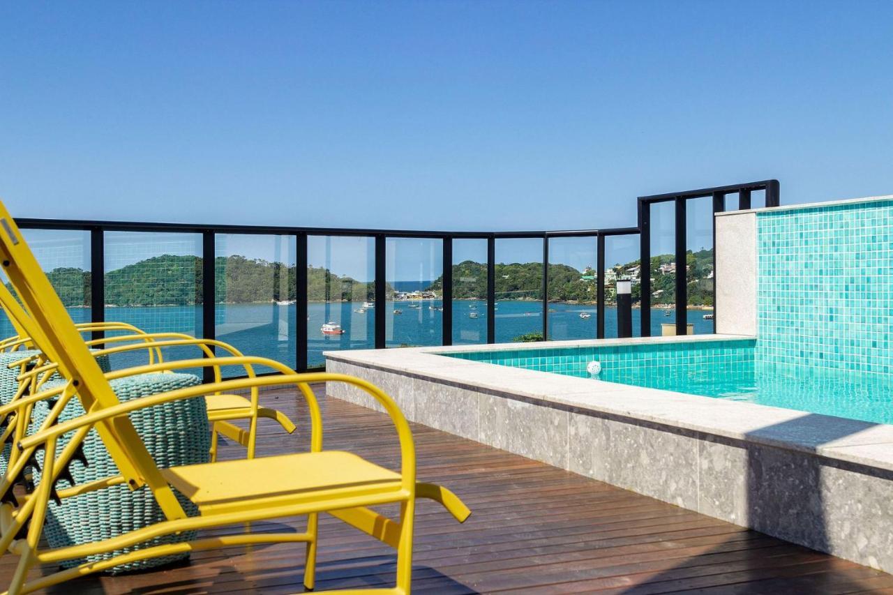 Aion Suites 302 - Lindo Apartamento Com Vista Para O Mar, A 60M Da Praia De Bombinhas, Com Piscina E Academia No Rooftop. Exteriör bild