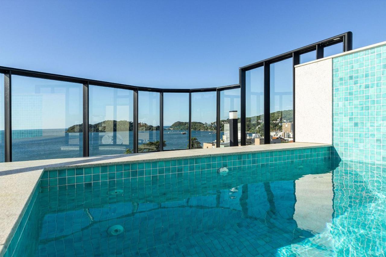 Aion Suites 302 - Lindo Apartamento Com Vista Para O Mar, A 60M Da Praia De Bombinhas, Com Piscina E Academia No Rooftop. Exteriör bild
