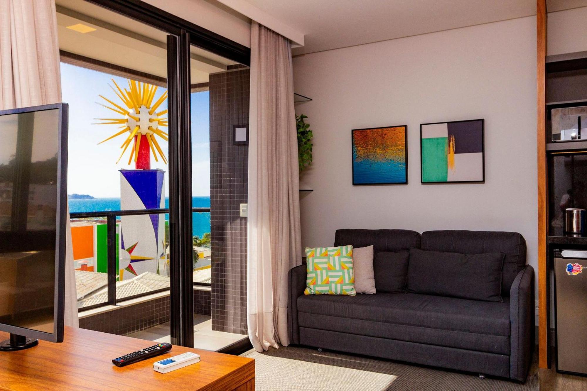 Aion Suites 302 - Lindo Apartamento Com Vista Para O Mar, A 60M Da Praia De Bombinhas, Com Piscina E Academia No Rooftop. Exteriör bild