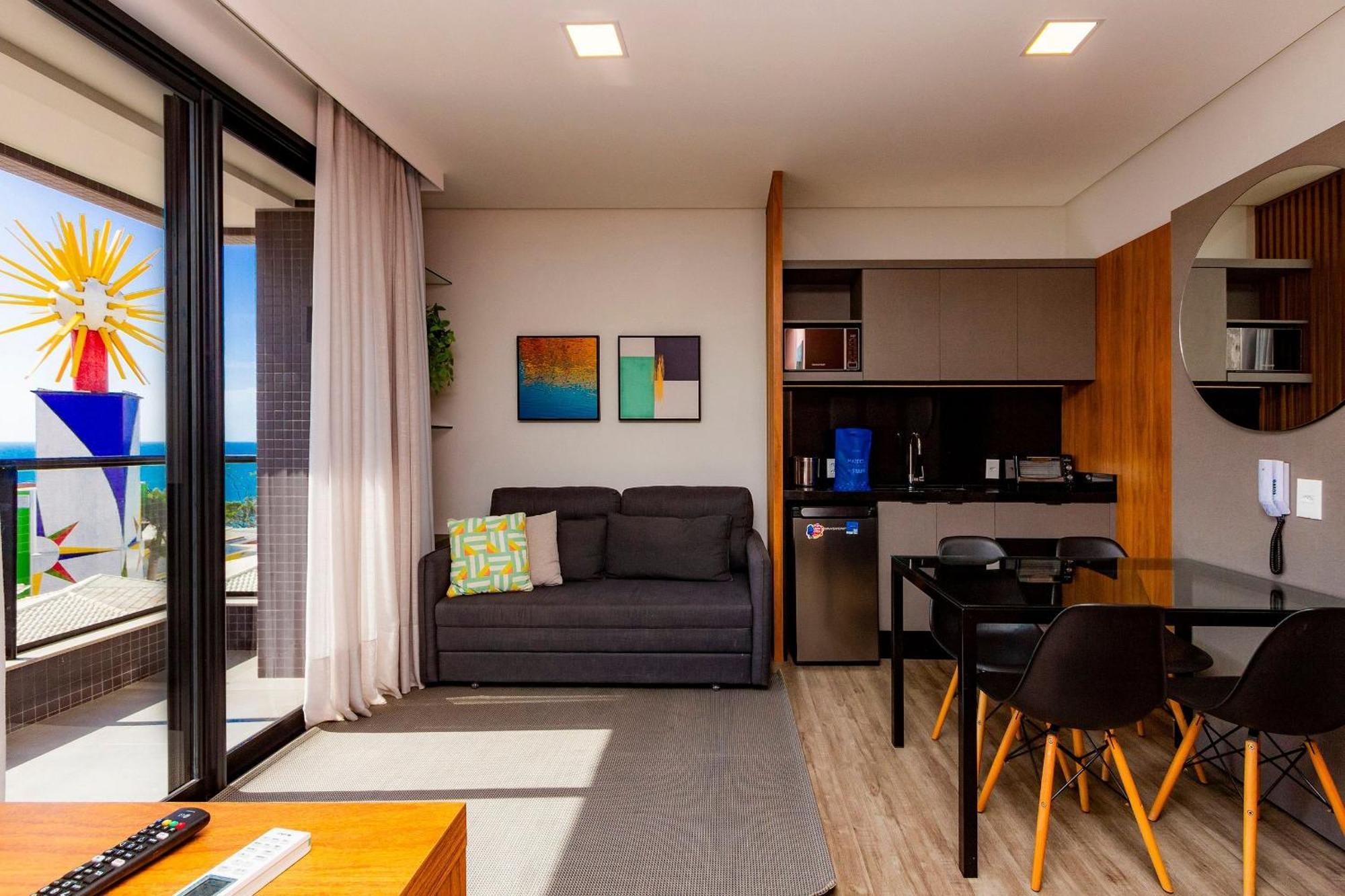 Aion Suites 302 - Lindo Apartamento Com Vista Para O Mar, A 60M Da Praia De Bombinhas, Com Piscina E Academia No Rooftop. Exteriör bild