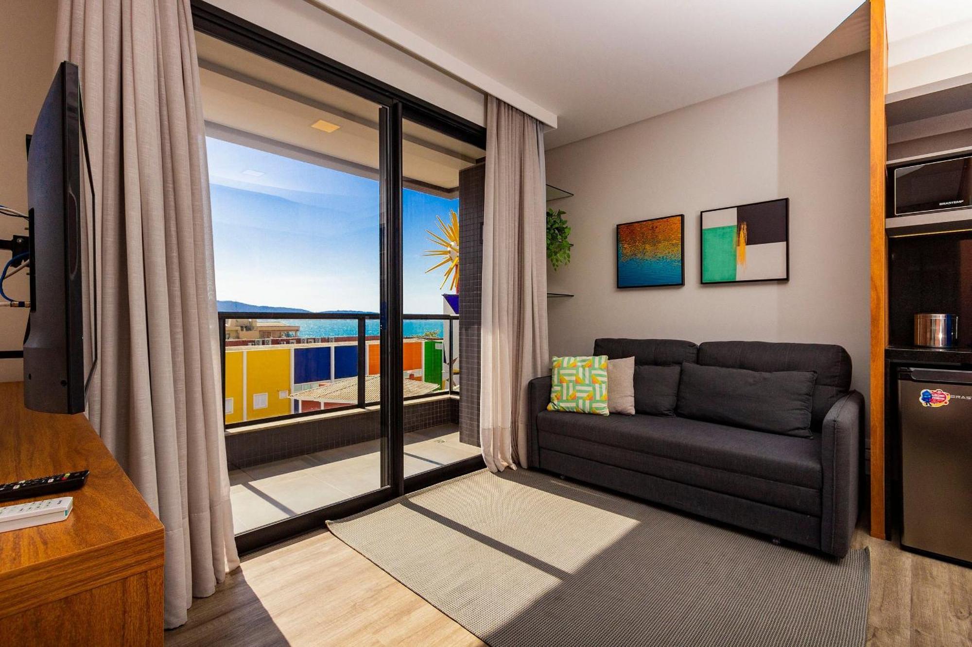 Aion Suites 302 - Lindo Apartamento Com Vista Para O Mar, A 60M Da Praia De Bombinhas, Com Piscina E Academia No Rooftop. Exteriör bild