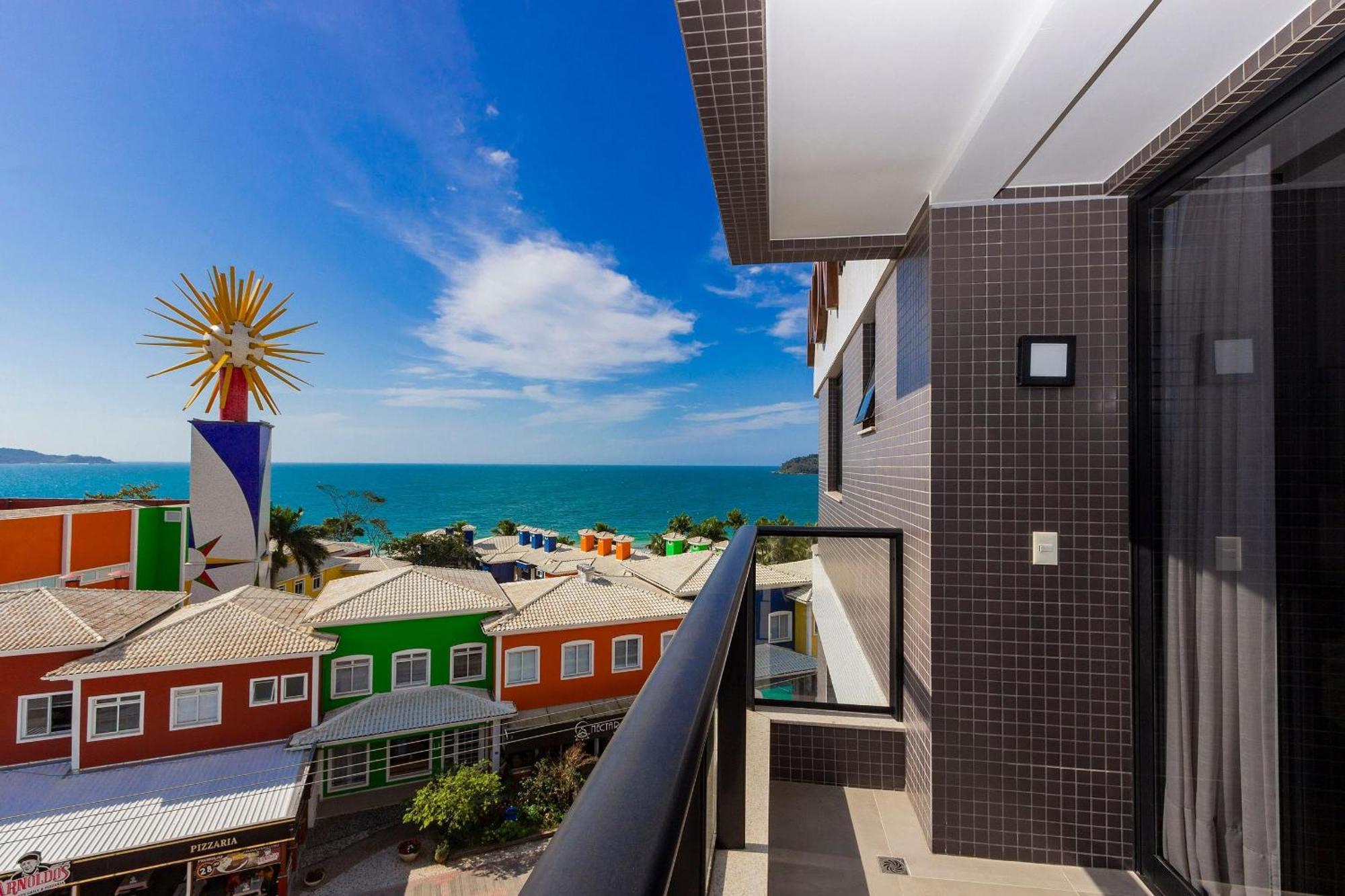 Aion Suites 302 - Lindo Apartamento Com Vista Para O Mar, A 60M Da Praia De Bombinhas, Com Piscina E Academia No Rooftop. Exteriör bild