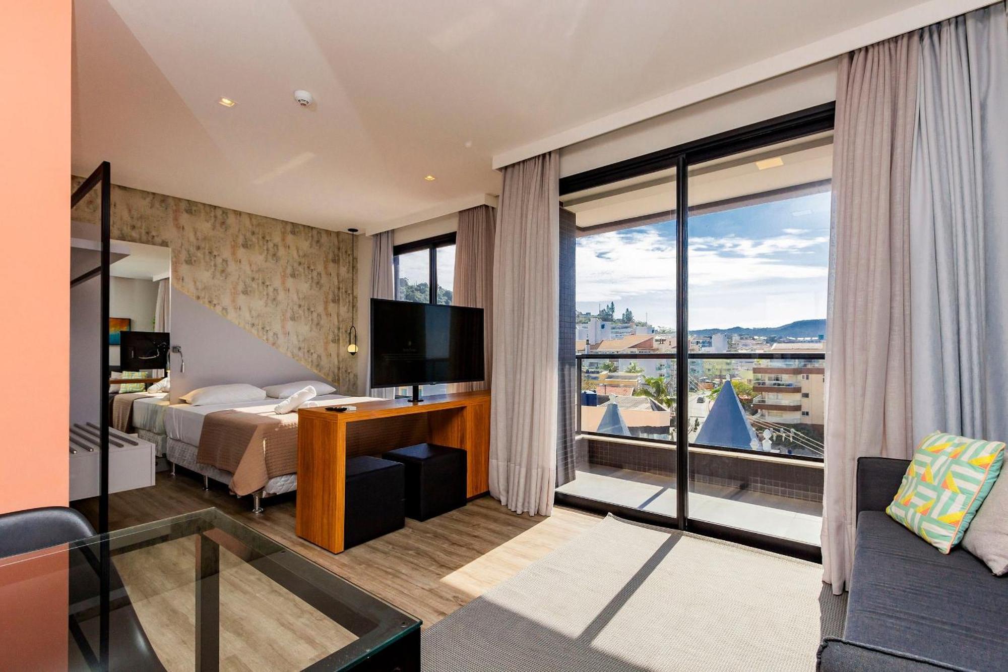 Aion Suites 302 - Lindo Apartamento Com Vista Para O Mar, A 60M Da Praia De Bombinhas, Com Piscina E Academia No Rooftop. Exteriör bild